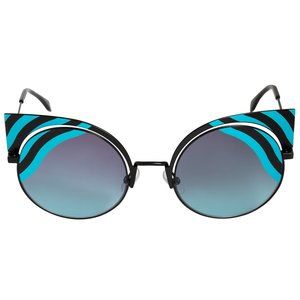 Fendi Blue Cat Eye Sunglasses